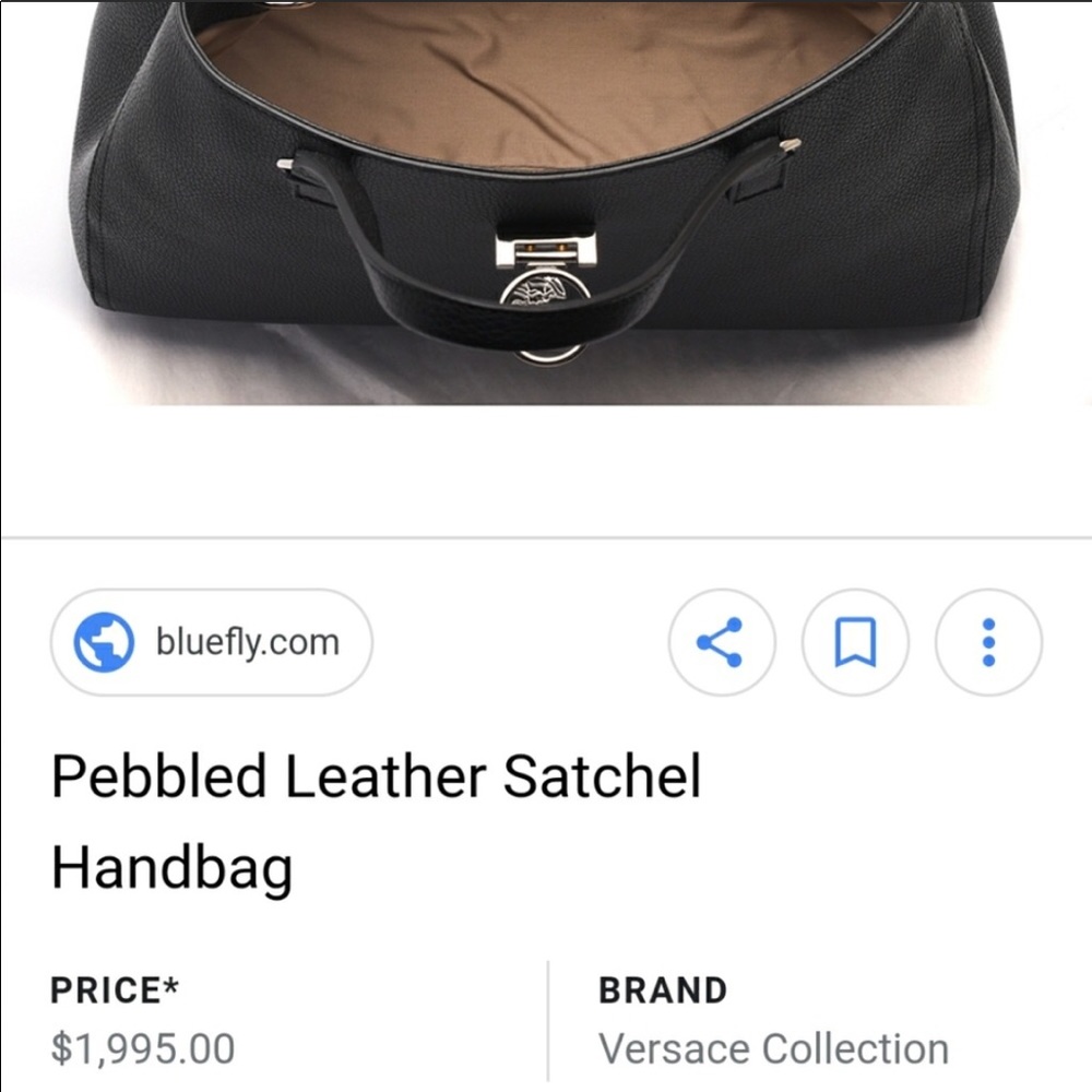 Versace Collection Leather Bag - Picture 3 of 8